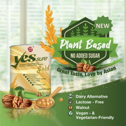 YesSure Gold Complete Nutrition Plant Based Walnut 800g