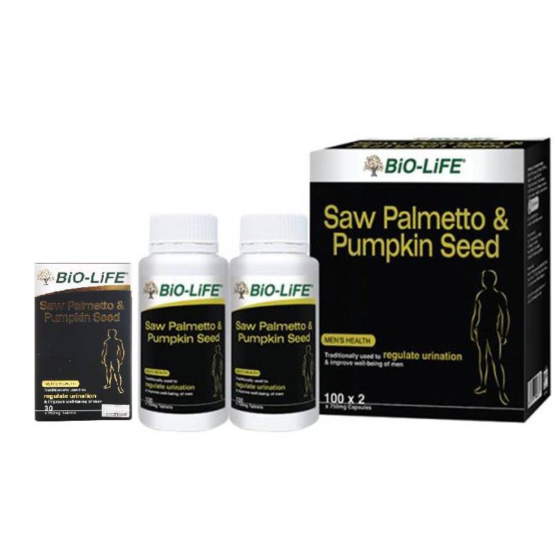 Biolife Saw Palmetto Tab 2X100+30s